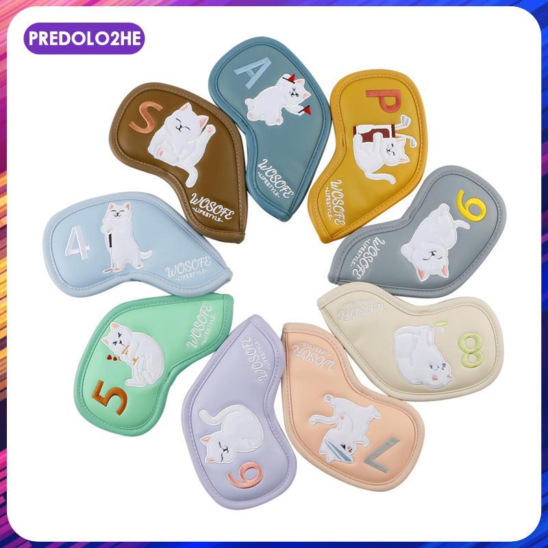 9 Chiếc Golf Club Headcovers Golf Iron Covers Set Bảo Vệ Thời Trang