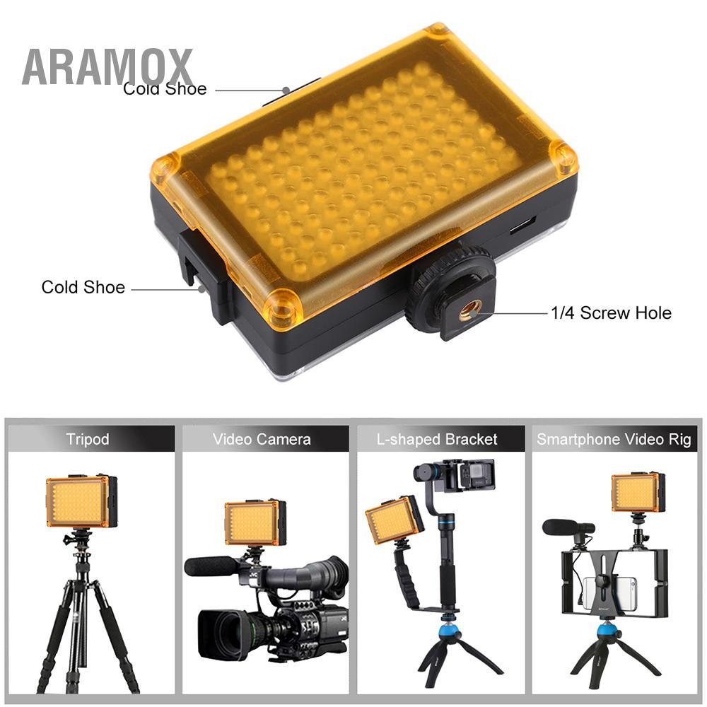 Aramox PULUZ PU4096 Cho 104 Đèn LED 860LM Pro Chụp Ảnh Video Studio Dành Cho Máy Ảnh DSLR Phụ Kiện