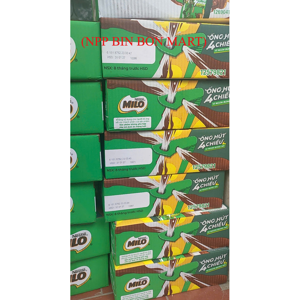[BÁN SỈ] Thùng 48 Hộp Sữa Milo 180ML Chính Hãng Nestlé Tạp hóa Hà Bếu