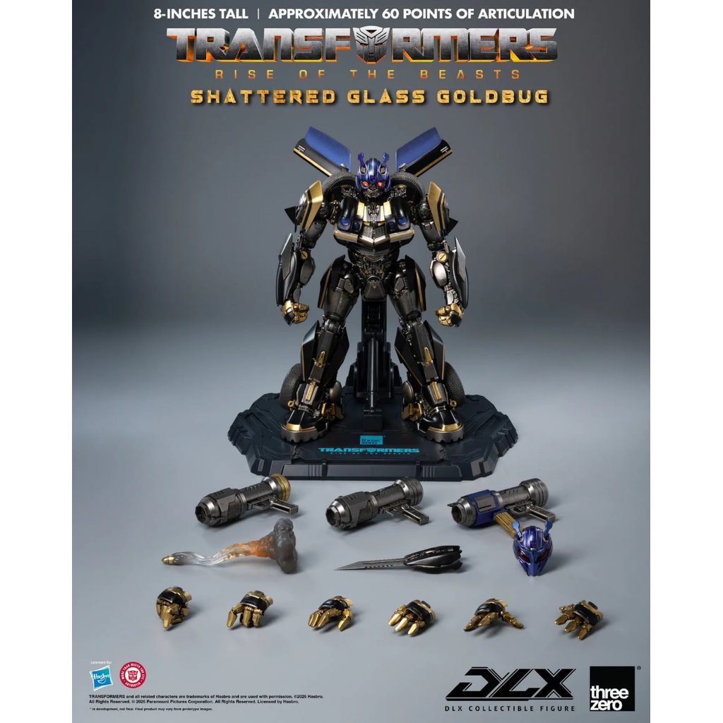 Threezero DLX Shattered Glass Goldbug – Transformers: Rise of the Beasts