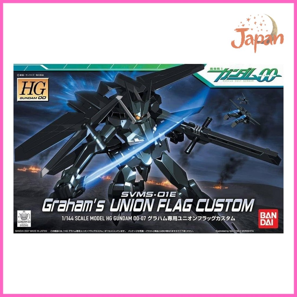 [Direct from Japan]HG Mobile Suit Gundam 00 Graham's Union Flag Custom 1/144 Scale Pre-Colored Plast