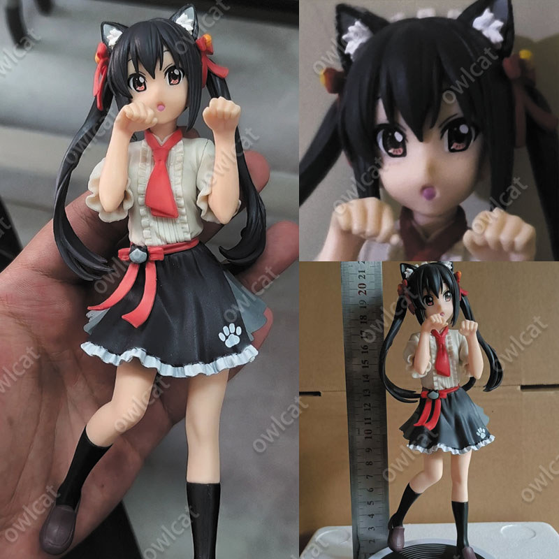 Mô Hình Nhân Vật Figure K-ON！Azu-nyan (Cat Gilr Ver.) 22cm Big Size Azusa Nakano JK Guitarist Ho-kag