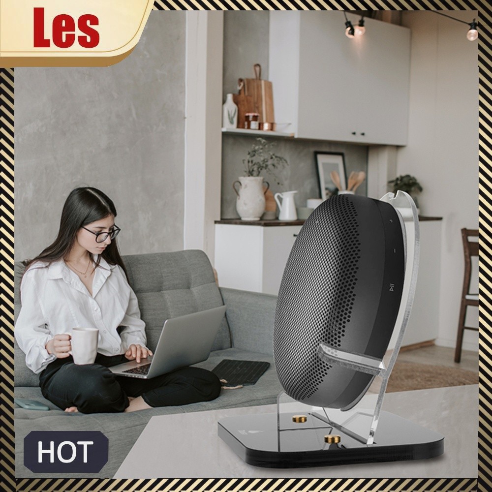 Giá đỡ loa Acrylic Vít cố định Hộp loa Giá lưu trữ Chống trượt với đệm Phụ kiện cho Beosound / 2