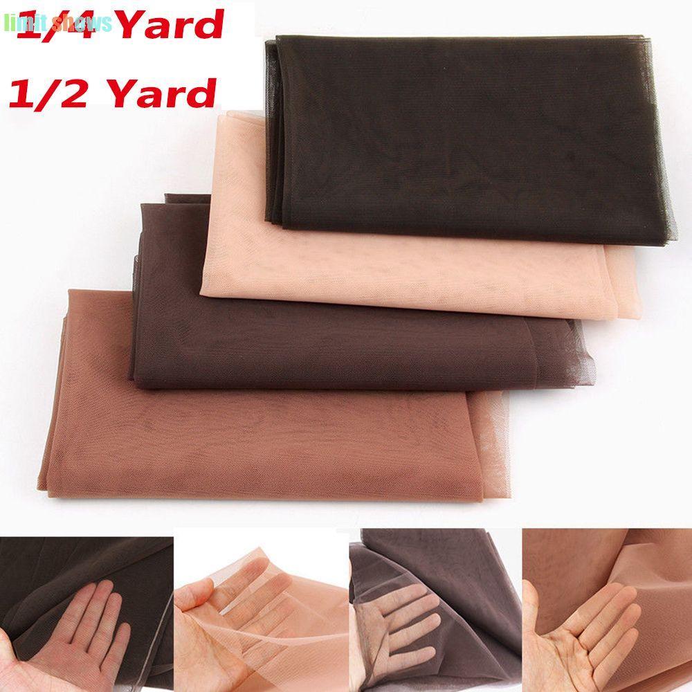 GIỚI HẠN SHOWS Phụ kiện tóc giả 1 / 4 Yard Ren phía trước để làm tóc giả Lưới tóc giả