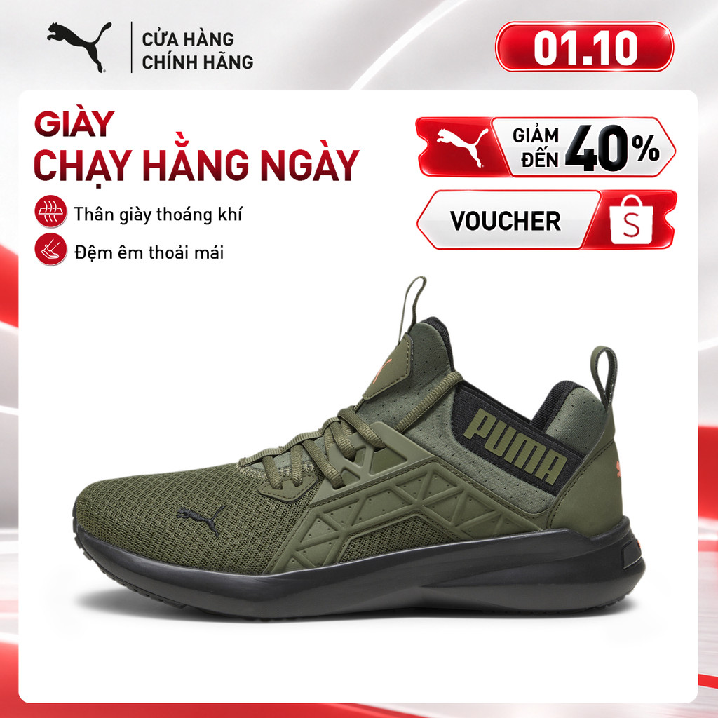 Giày thể thao PUMA Nam Softride Enzo NXTs Màu Xanh Lá