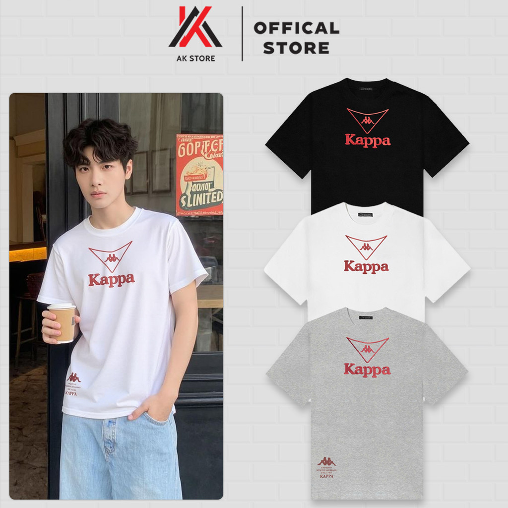 Áo Thun KAPPA Mẫu Mới  - Áo Thun Nam Nữ Thêu  AK STORE