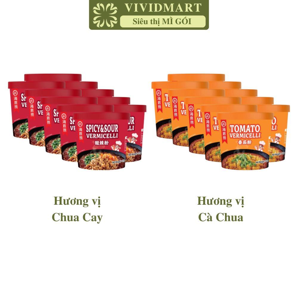 SET 10 HỘP - YIHAI - Miến hộp Haidilao 2 vị: Cà chua, Chua cay, Miến Haidilao hộp, Miến ăn liền Haid