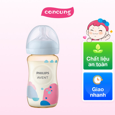 Bình sữa PPSU Philips Avent mô phỏng tự nhiên 260ml (SCY943/01)