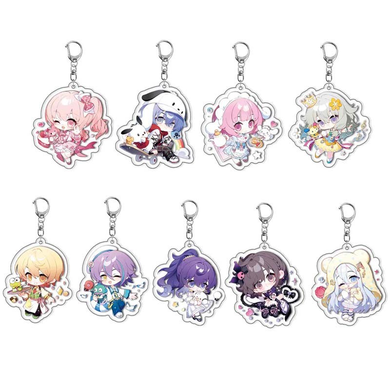 Anime Cartoon Character Mobile Phone Charms Acrylic Pendant Girl Len Rin Phone Chain Keychain Cospla