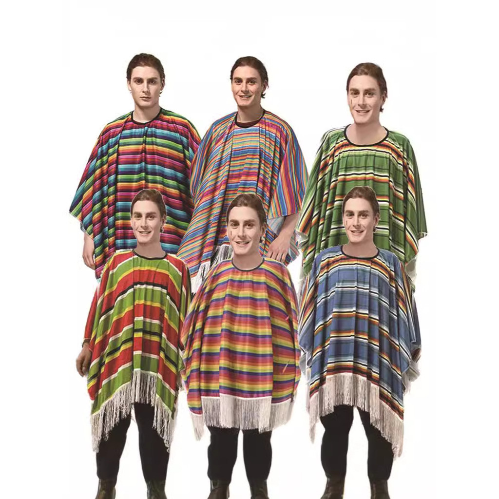 Cosplay Ngày Lễ Đảng Người Lớn Mexico Trang Phục Dân Tộc Mexico Áo Choàng Phong Cách Mexico Áo Choàn