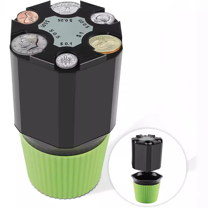 [Sẵn sàng] Car Piggy Bank Dollar Piggy Bank Đếm Piggy Bank Lưu trữ máy tính để bàn Hộp đựng tiền xu 