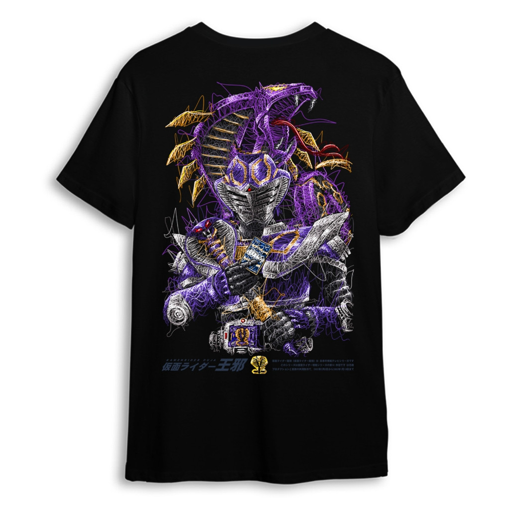 Áo thun Kamen Rider Ouja Họa tiết thiết kế mát mẻ Cotton dành cho các nhóm bạn bè Thích Anime Nhật B