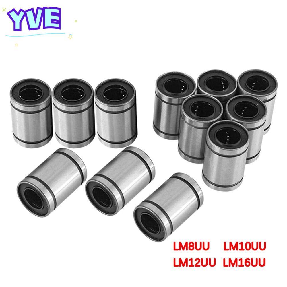 Vòng bi tuyến tính YVE bền cho máy in Thanh trục LM8UU LM10UU LM12UU LM16UU