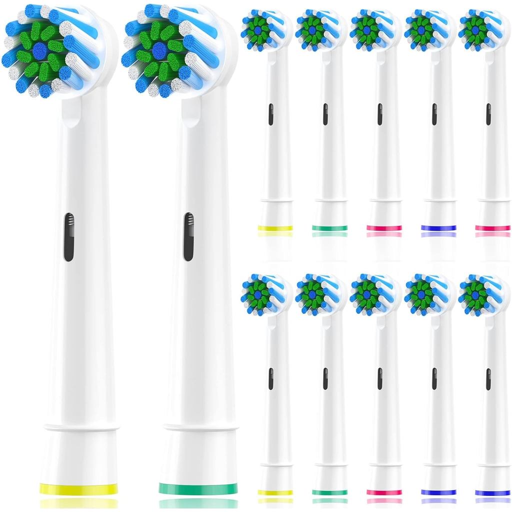 Đầu bàn chải đánh răng thay thế Tương thích với bàn chải đánh răng điện Braun Oral b, đầu bàn chải đ