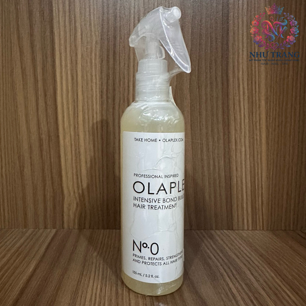 Chai tăng cường liên kết tóc tại nhà Olaplex No.0 Intensive Bond Building Hair Treatment 155ml .NC