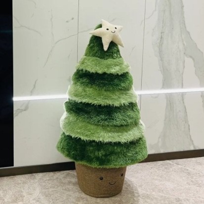85EI Spruce Christmas Tree Christmas Fun Nordic Plush Toy Decoration Doll Christmas Decoration Spruc