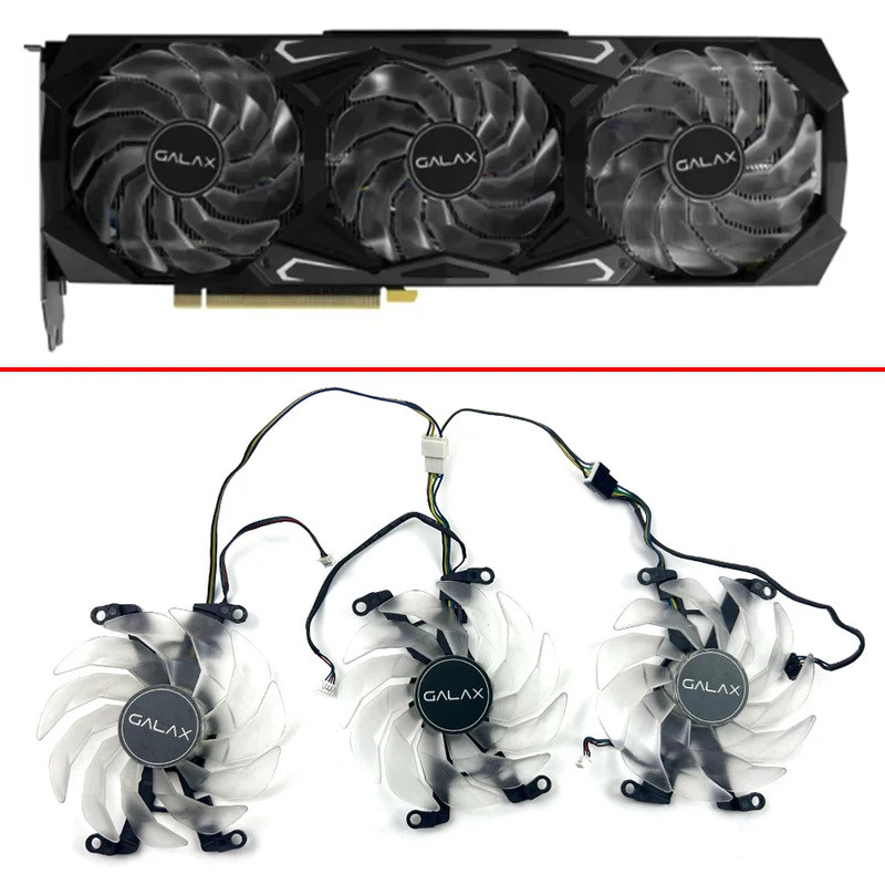 Mới 87mm 4pin RTX3090 3080TI GPU FAN Cho KFA2 GALAX RTX3060TI 3080 Ti 3080 3090 SG card đồ họa thay 