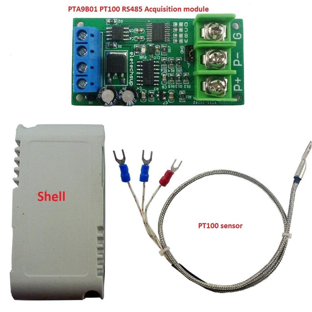 PT100 Bạch Kim Chịu Nhiệt RTD Điện Cặp Đôi Cảm Biến Nhiệt Độ Biến Áp RS485 MODUBS RTU Module G0OJ