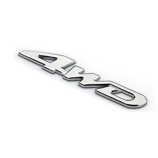 Henlanda V6 4WD Nhãn Dán Xe Ô Tô Wordmark 4WD 4WD 4WD Logo Ô Tô Harvard H6 Kim Loại Xe Miếng Dán Sửa