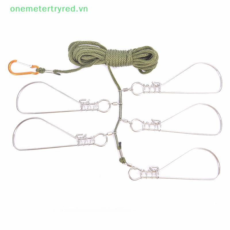 Metertryred Fishing Lo Bule Fishing Snaps Chain Stringer With Float Live Fish Lo Belt VN