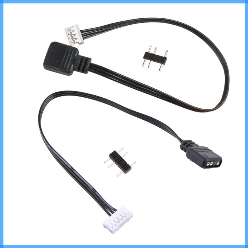Fan Controller Adapter Cable 4Pin/6Pin to 5V ARGB 3Pin Converter