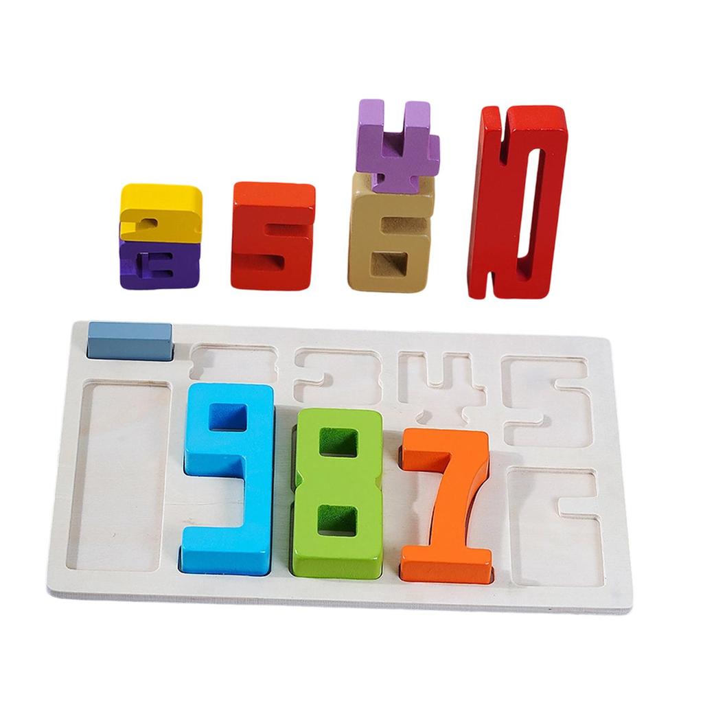 Baosity Number Building Blocks Đồ chơi học toán tính kỹ năng vận động tinh cho bé gái