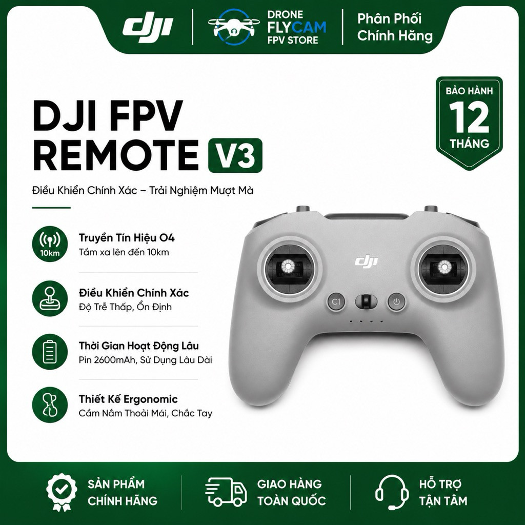 Tay điều khiển DJI FPV Remote Controller 3 - remote  DJI FPV V3 - Chính hãng