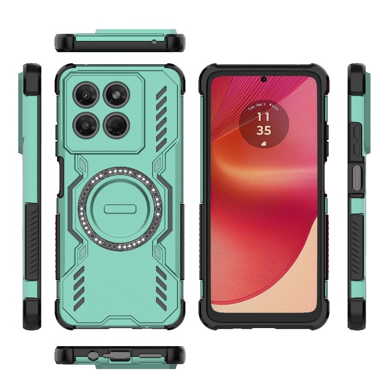 Ốp Tản Nhiệt Từ Tính Cho Motorola G47 G37 Điện Không Dây Sạc Giáp Chống Sốc Cho Moto G37Power G47 G3