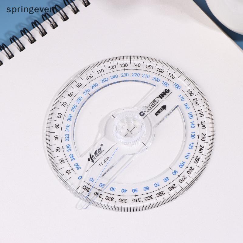 Springeven 1 / 3 / 5 Cái Dụng Cụ Đo Thước Vòng Tròn Dụng Cụ Soạn Thảo Hình Học Toán 360 Độ Cho Lớp H