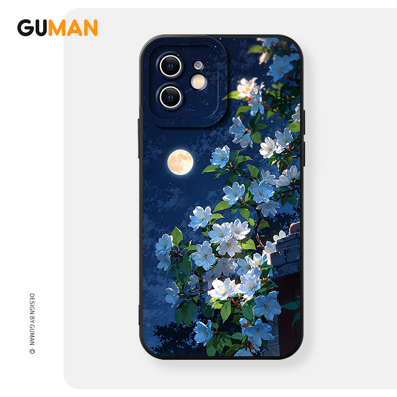 GUMAN Ốp lưng Hoa văn Họa tiết nữ chống sốc chống bẩn mềm cho iPhone 17 Air 16 15 14 13 12 11 PRO MA
