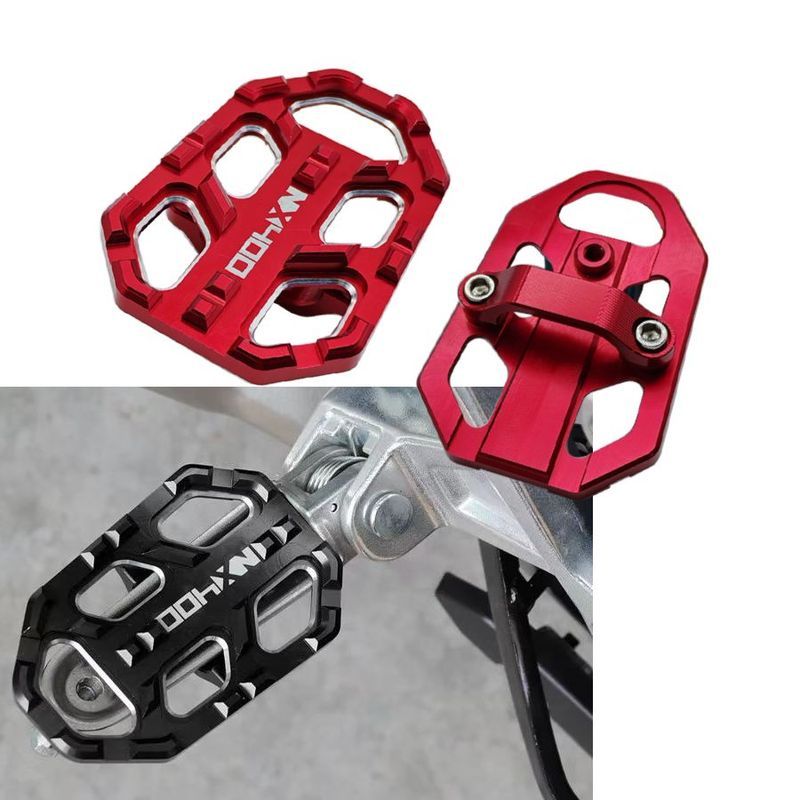 Xe Máy CNC Sửa Đổi Honda NX400 NX400 Mở Rộng Bàn Đạp Cực Lớn Chống Trơn Trượt Phụ Kiện Bàn Đạp