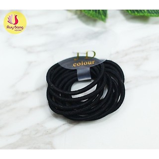 Vỉ 10 chiếc Dây buộc tóc trẻ em JD - buộc tóc không đau đầu, phụ kiện tóc