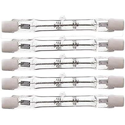 CTKcom 250-Watt 3.1-Inch T3 Bóng Đèn Halogen (5 Gói) - J Loại 78mm Hai Đầu 120 Volts 250 Watt T3 Bón