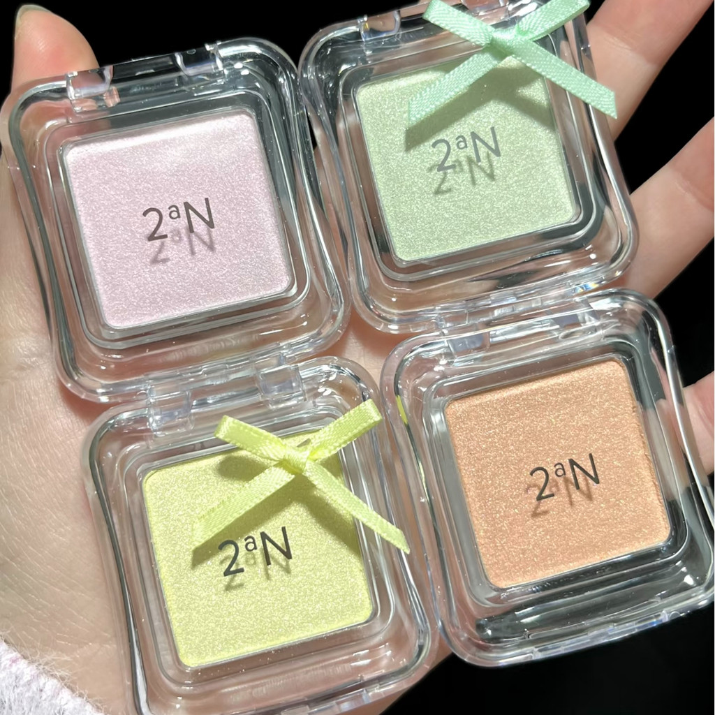 2aN Monochrome Eye Shadow Nhẹ nhàng Độ bão hòa thấp Màu siêu mịn Phấn lấp lánh Tạo trang điểm mắt ph