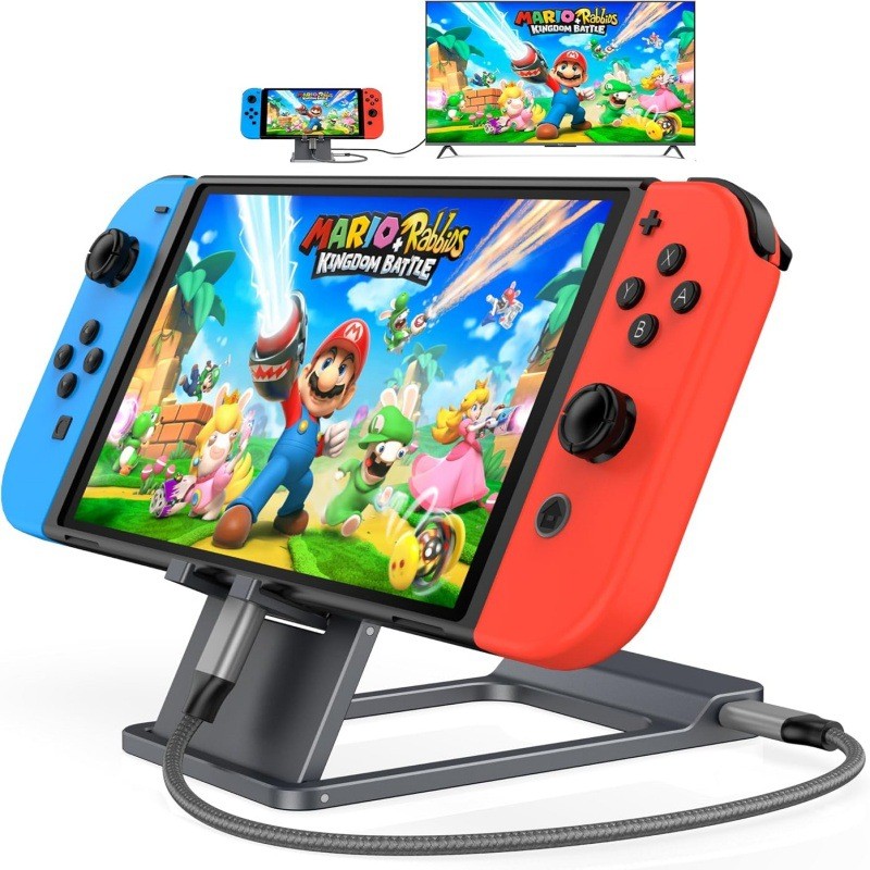 Switch2 Game Console Base HD Video Converter Bracket Base Docket Station Connection TV Screen Projec