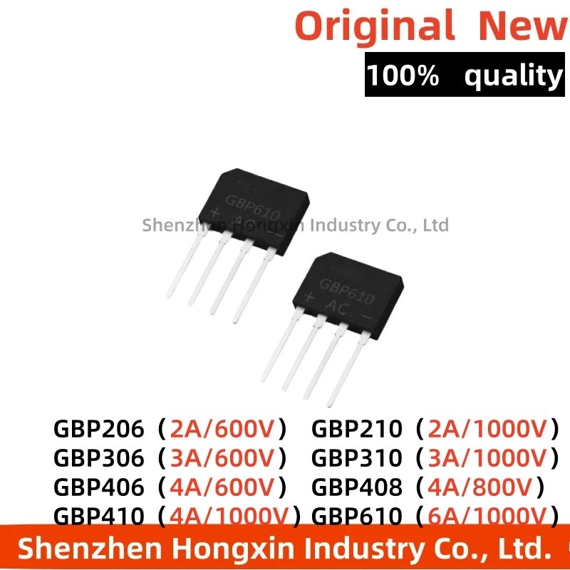 5 CÁI GBP206 GBP210 GBP310 GBP306 GBP406 GBP810 GBP408 GBP410 GBP610 cầu chỉnh lưu Bán buôn