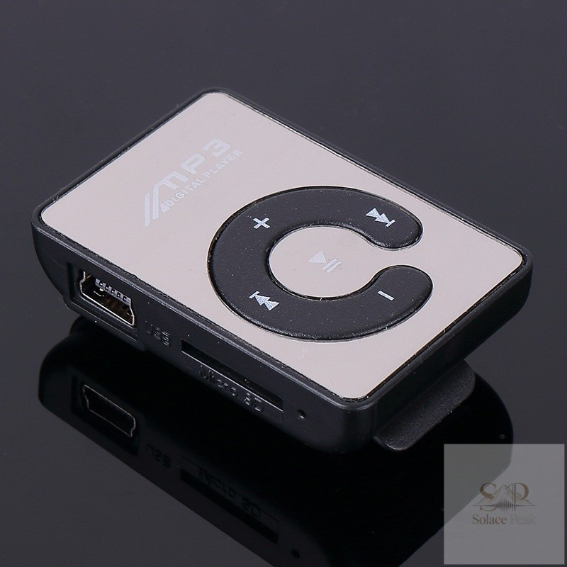 Giảm Giá Đựng Thẻ MP3 Player C Nút Không Màn Hình Mini Thể Thao MP3 Walkman