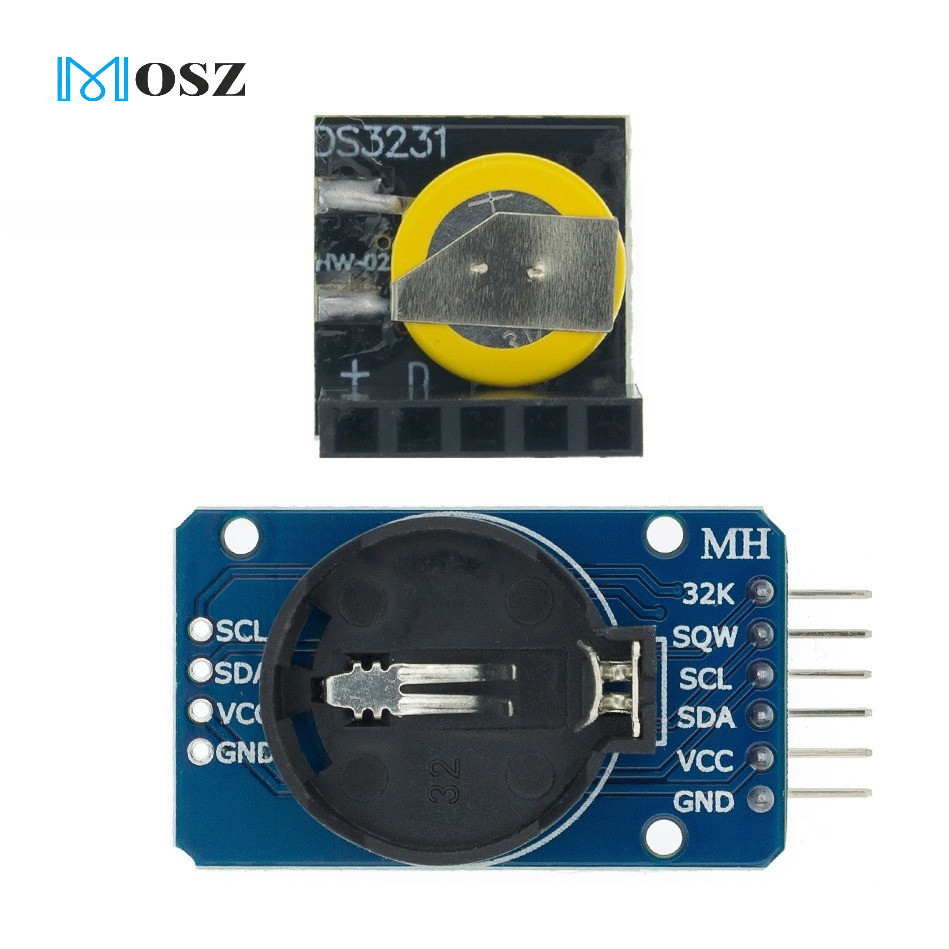DS3231 AT24C32 Mô-đun IIC Mô-đun đồng hồ chính xác DS3231SN Mô-đun bộ nhớ DS3231 mini Thời gian thực