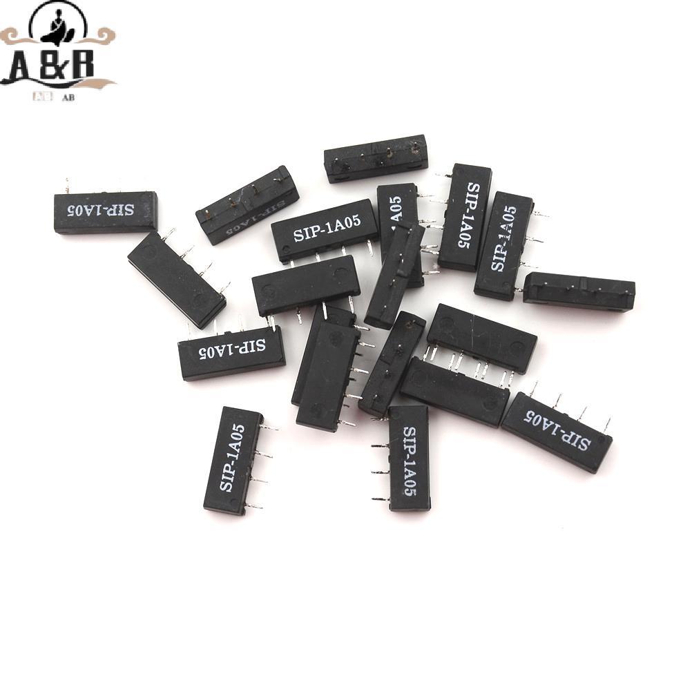 [A & B] 20 chiếc Rơle 5V SIP-1A05 Rơle công tắc Reed 4PIN cho Rơle PAN CHANG {vn}