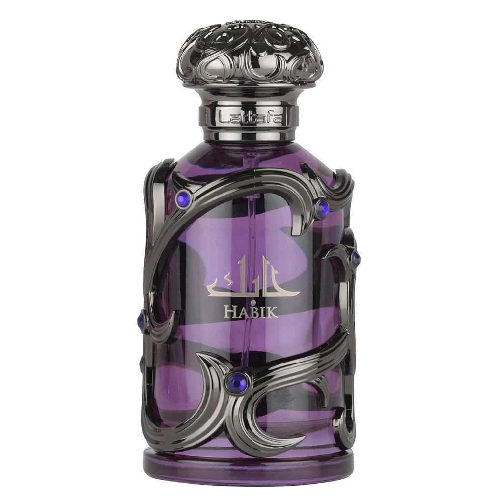 Lattafa Habib-Lotus Musk Tone Spicy Perfume Spray-Men 's Lasting Perfume, 3.4oz / 100ml.
