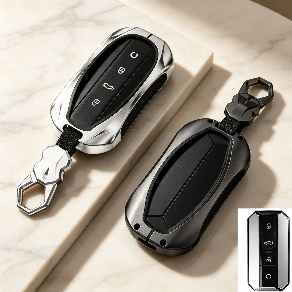Ô Tô Tự Động Chìa Khóa Vỏ Từ Xa Fob Phụ Kiện Dành Cho Chery Omoda Jaecoo 7 J5 Lucano Oupengda