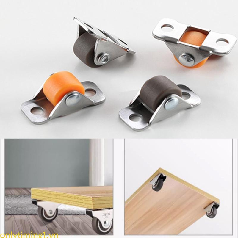 Onlytiming1 4 Bộ Đồ Nội Thất Nhỏ Movers Chiều Cao 2cm Bộ Bánh Xe Đảm Bảo Hassle Free Đồ Nội Thất Vận