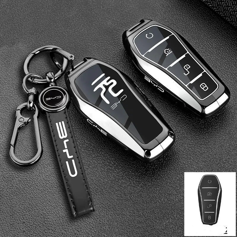 Vỏ chìa khóa từ xa cho BYD Dolphin Mini / Dolphin Plus / Dolphin Se / seal / tan / han / Sealion 7 /