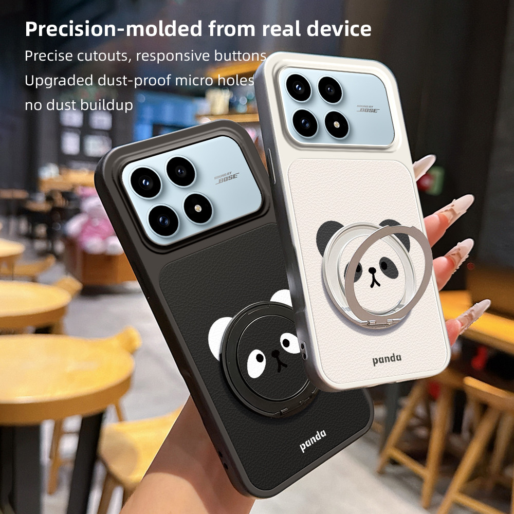 Dành Cho Xiaomi Poco X8 M8 F8 X7 M7 F7 X6 M6 F6 Pro Max F8 F7 Ultra M6 Plus Kawaii Panda Nhẫn Giá Đỡ
