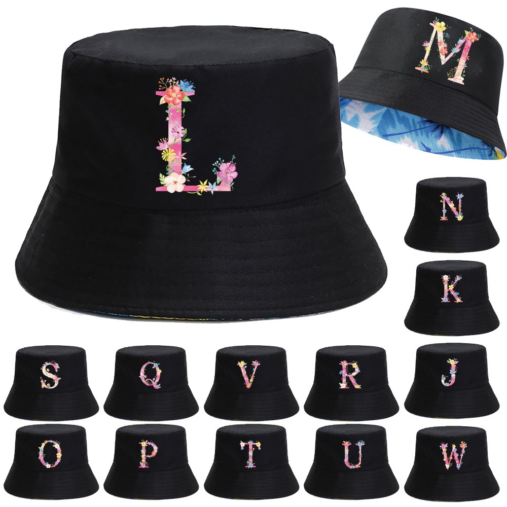 Black bucket hatBlack Bucket Hat Summer Sun Protective Hat Packable For Holiday Outdoor
