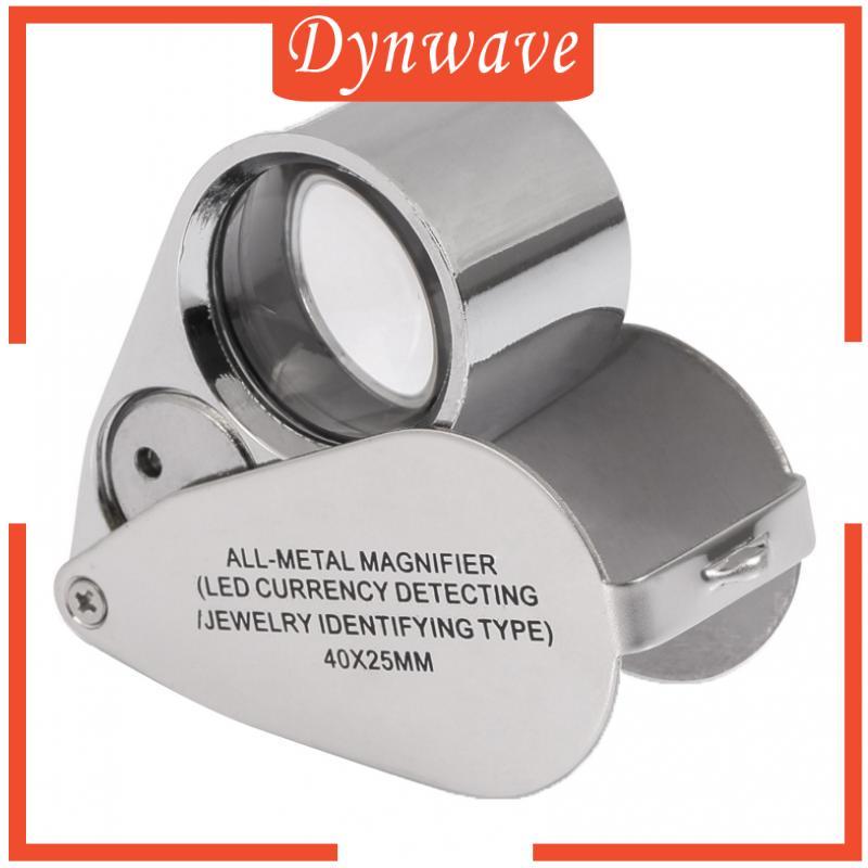 Kính lúp chiếu sáng kích thước bỏ túi Jewel Loupe với đèn LED kép phóng đại 40X