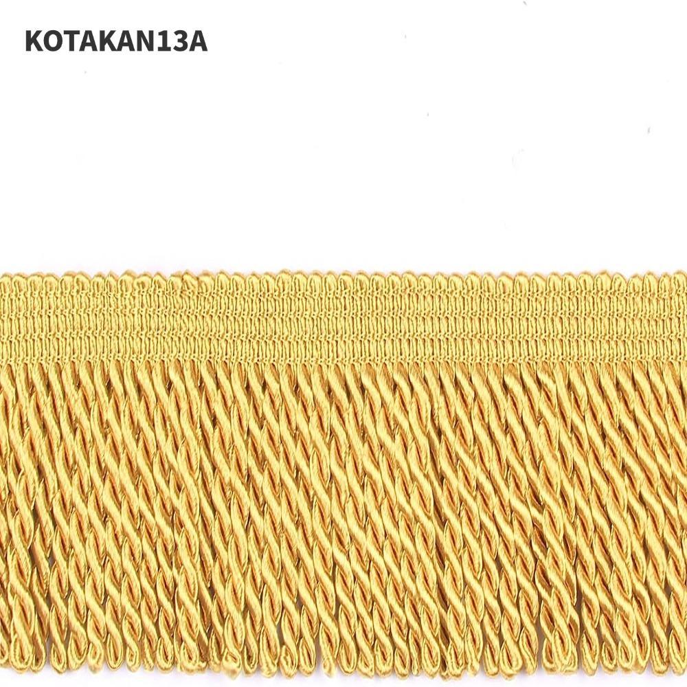 KOTAKAN13A Bullion, Bullion Fringe Trim Gold Fringe Trim, DIY Trang Trí Gối Sofa