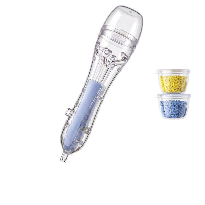Lazy Bean Pen Advanced Slippery Bean Phong Cách Trong Suốt Bean Pen Handmade Pen Light Simple Needle