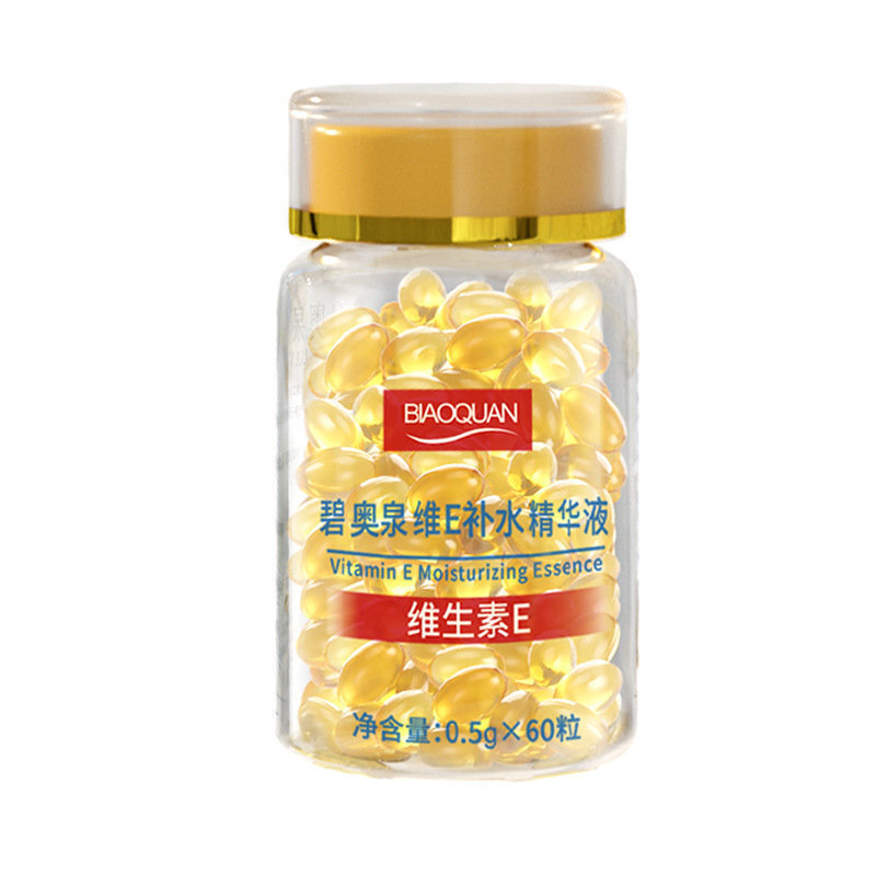 BIAOQUAN BIAOQUAN Vitamin E Tinh chất dưỡng ẩm Vitamin E Viên nang mềm dưỡng ẩm Sử dụng bên ngoài WJ