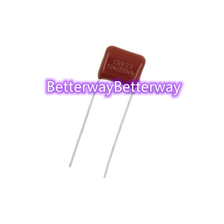 20 Chiếc CBB22 104J 250V 100nF 0.1uF CBB Tụ Điện Màng Polypropylen Kim Loại Cao Cấp 7.5MM 250V 104J 